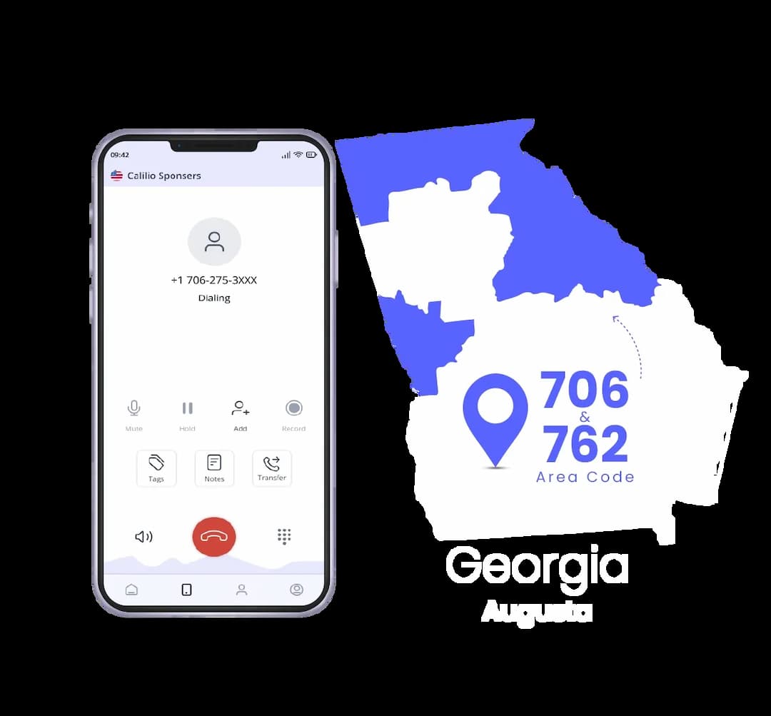 Augusta phone number with it's area code