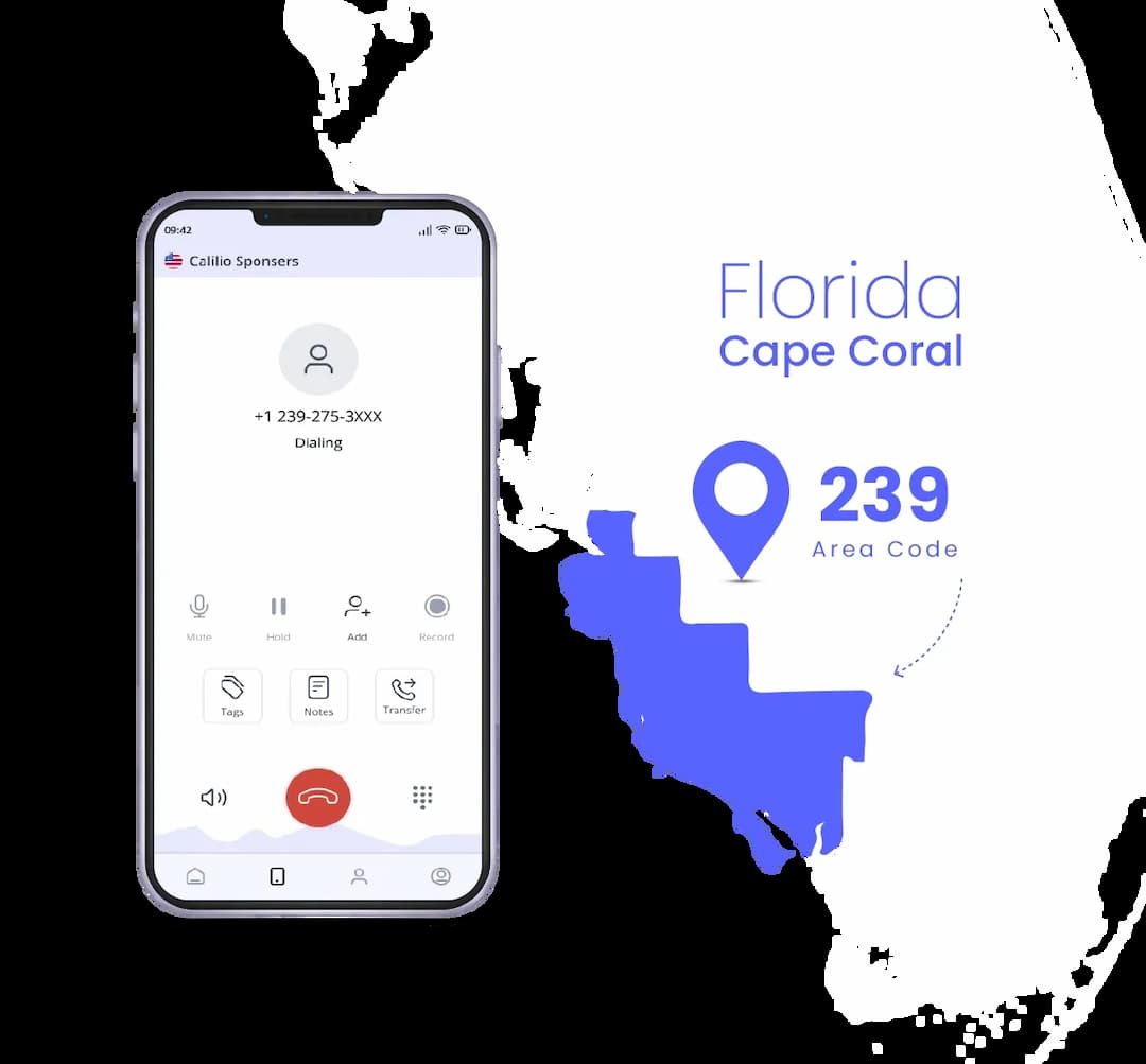 Cape Coral phone number with it's area code