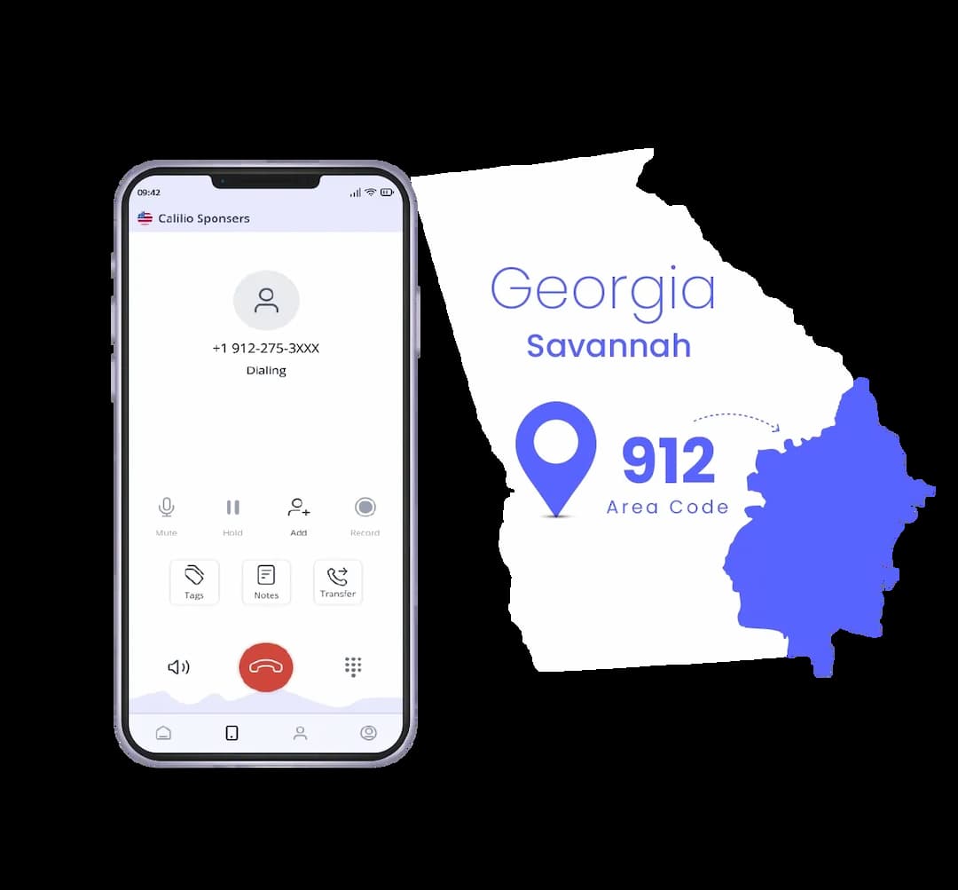 Savannah phone number with it's area code