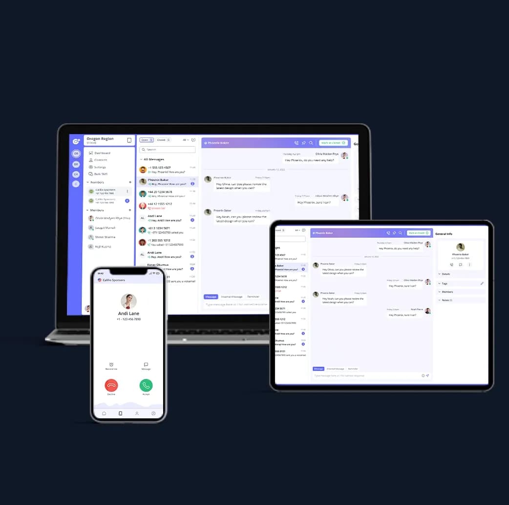 Calilio providing a scalable solution.