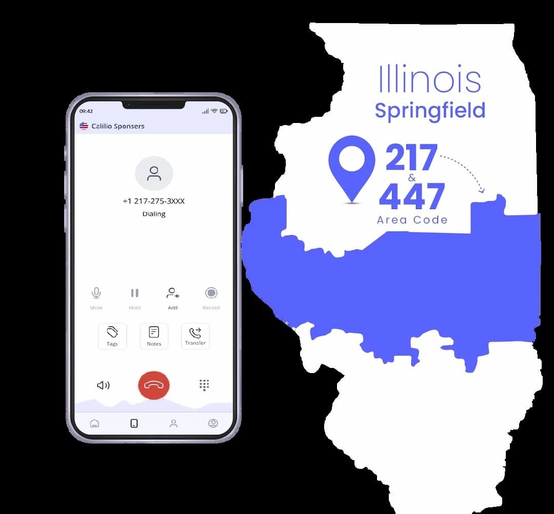 Springfield phone number with it's area code