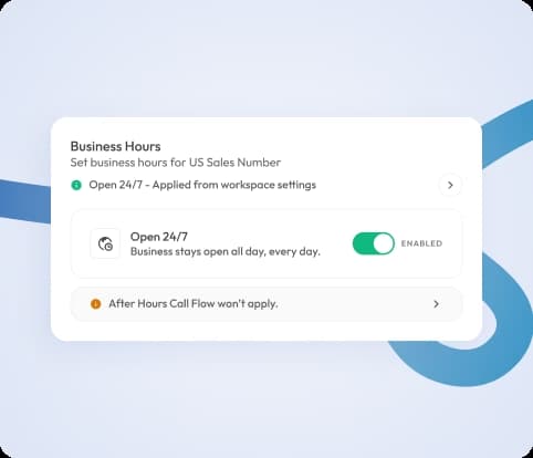 business hours app interface displaying operating times for a business, with clear labels and user-friendly design
