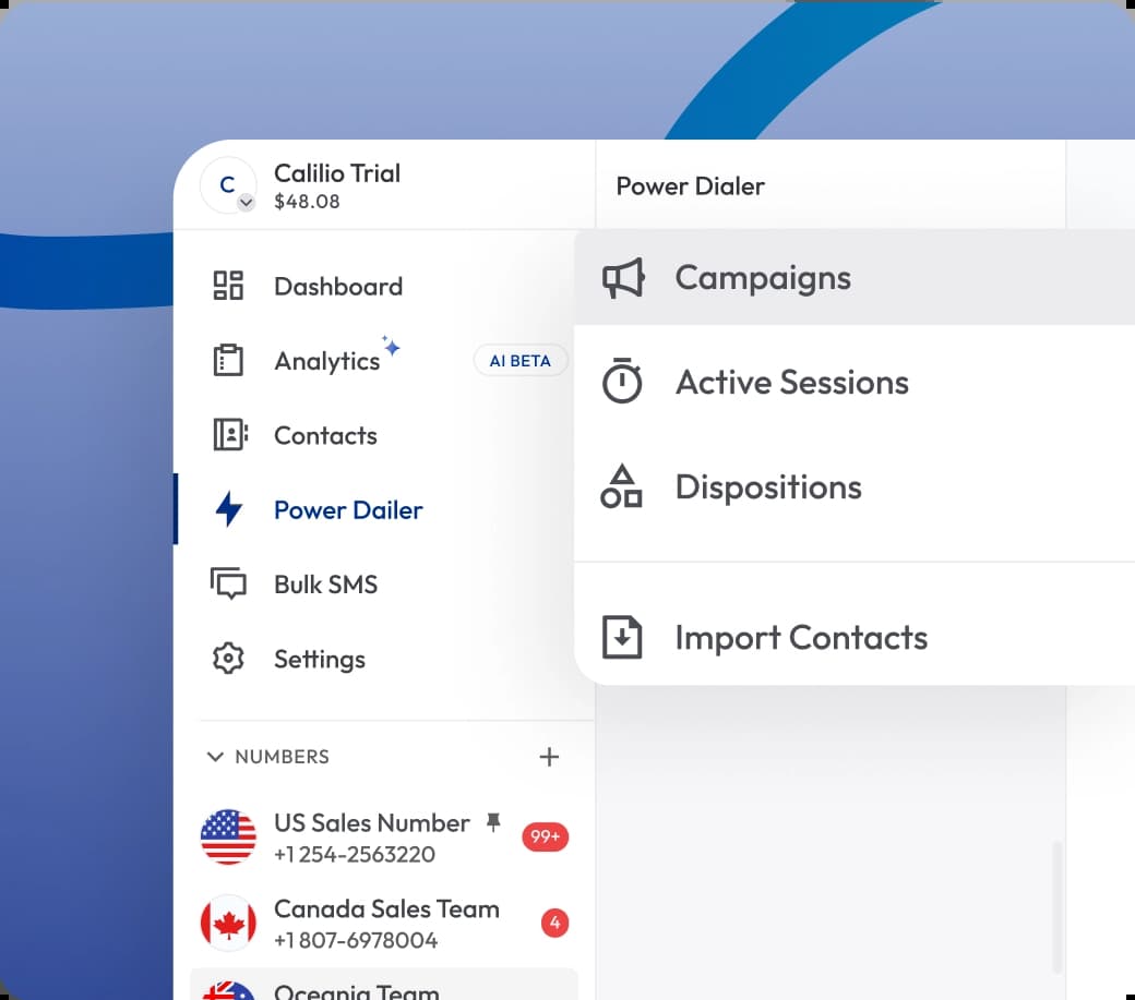 working method of power dialer