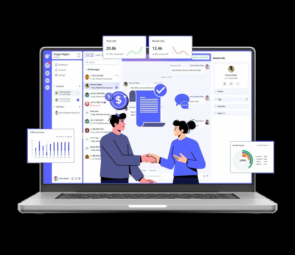 benefits of 857 number with calilio