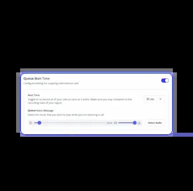 call queue for conference call
