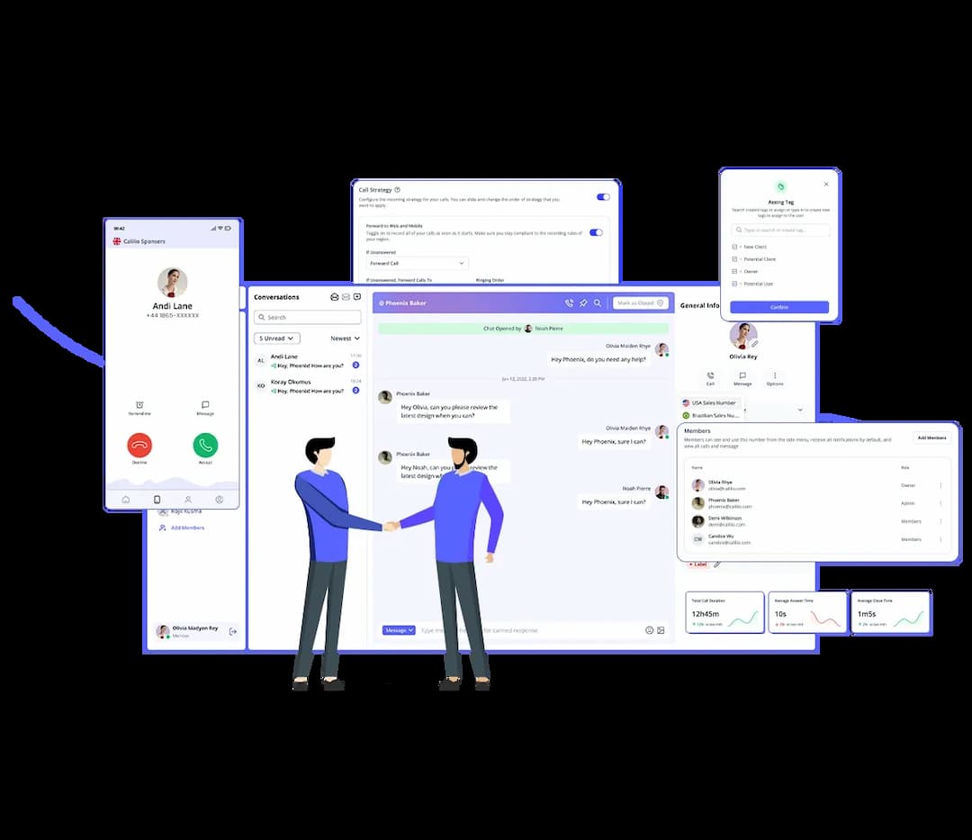 why business choose calilio for 01865 virtual phone number