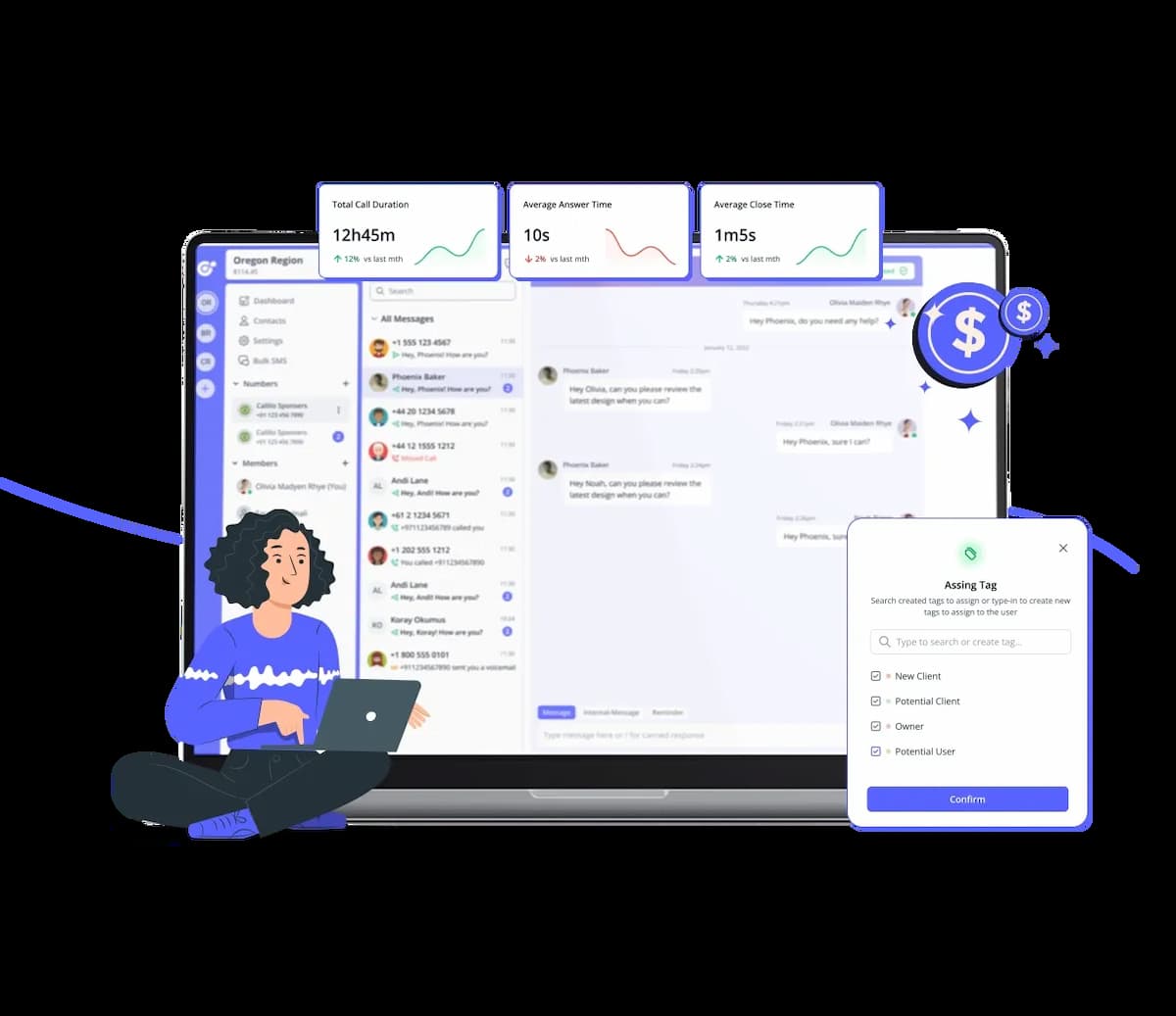 Overall benefits of having Calilio's 113 area code number