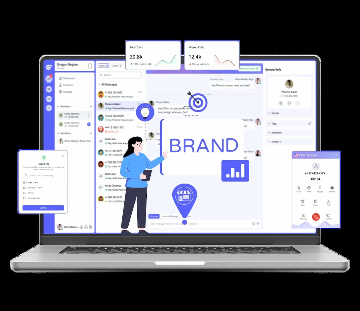 customer support with available features