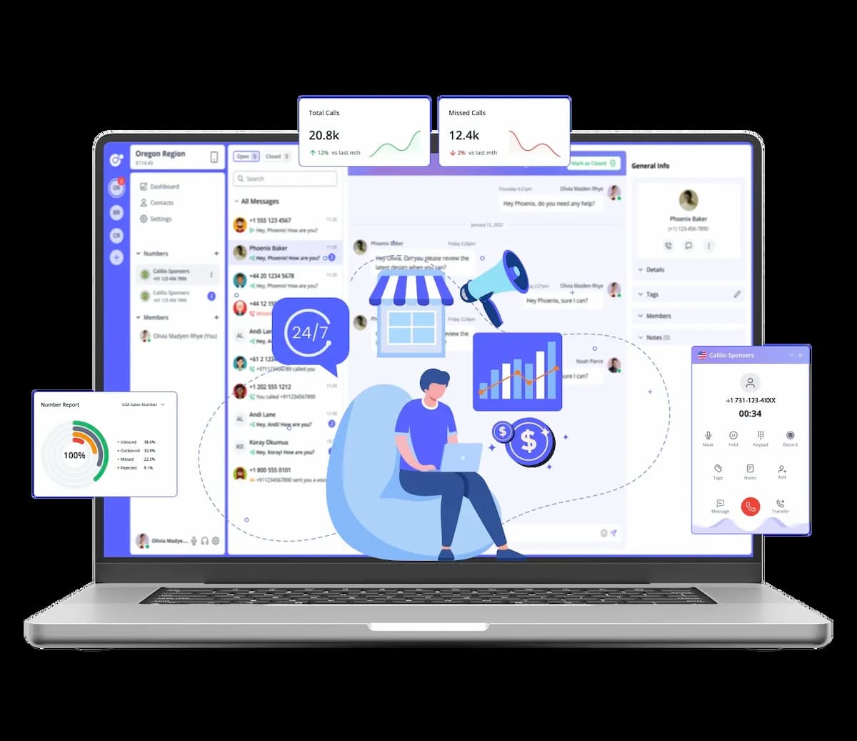 build trust on local customer with 731 phone number